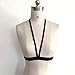 Mallcat Women Bandage Elastic Strappy Hollow Out Bra