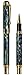 Xezo Maestro Rollerball Pen, Fine Point. Natural New Zealand Pāua Abalone Sea Shell Inlay with 18 Karat Gold Plating. Handcrafted, Limited Edition, Serialized