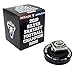 Decade Awards 2018 Silver Fantasy Football Champion Ring with Rhinestone Border | Heavy FFL League Champ Ring with Stand