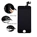 iPhone 5s Screen Replacement [Black] - P-zone LCD Display Touch Digitizer Full Assembly Kit (Include Front Camera + Proximity Sensor + Ear Speaker) with Repair Tools and Screen Protector