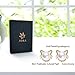 Gold Plated Freshwater Pearl Stud Earrings Cute Cat Earrings for Women Gift