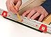 313 Measure Mate - Ultimate Home-Improvement Tool - With Level and Ruler - Features Sliding Markers and Knife Guide - Includes Nail Gripper and Drill Bit Gauge - 12 Inch