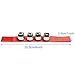 Coolrunner 2pcs/4pcs Band Wrist Bells Christmas Musical Tambourine Wrist Shaking Jingle Bells Percussion Orchestra Rattles Toy for Kids (2)