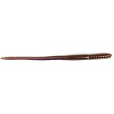 Roboworm Straight Tail Worm Bait (Oxblood Light/Red Flake, 7-Inch)