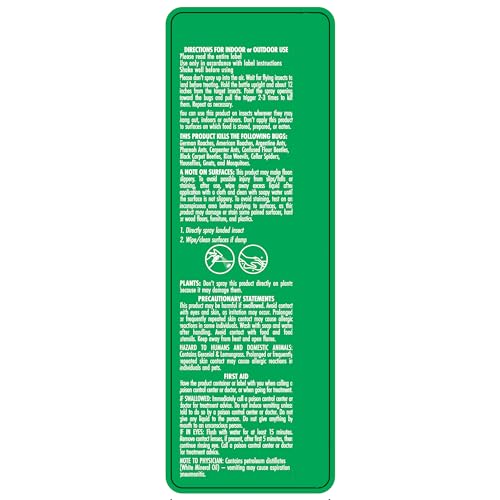 STEM KILLS ANTS, ROACHES AND FLIES: PLANT-BASED ACTIVE INGREDIENT BUG SPRAY, BOTANICAL INSECTICIDE FOR INDOOR AND OUTDOOR USE; 12 FL OZ (PACK OF 1)