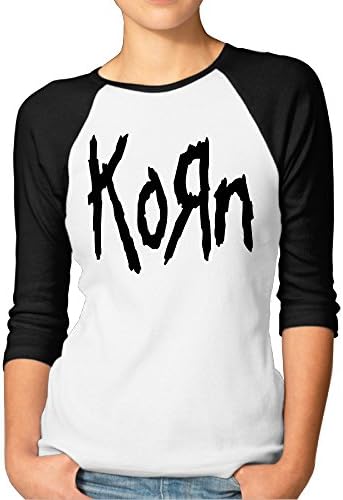 Womans Printing T Shirts Korn Toddler Raglan Baseball Shirts