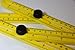 Angleizer Template Tool - Angle-izer - General ABS Compact Easy To Use Four Sided, Multi-Angle Measuring Instrument Perfect For Handymen, Craftsmen, Builders and DIY-ers. New + Improved 2017 Design