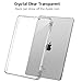 HBorna iPad 9.7 inch Case for iPad 2018/2017 / Pro 9.7 / Air 2 / Air Model, Lightweight and Soft TPU Back Case Cover [with Pencil Holder] for Apple iPad 9,7'' Model,Transparent