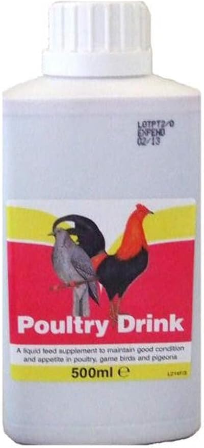 Battles Poultry Drink 500ml - 5 Minerals for Bird Health & Condition