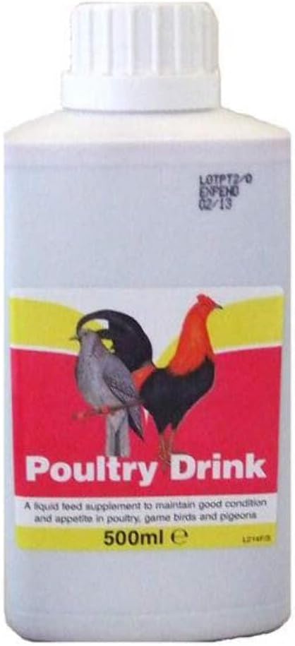 Battles Poultry Drink 500ml - 5 Minerals for Bird Health & Condition