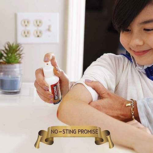 Betadine First Aid Spray 3 Ounces Povidone Iodine Antiseptic with No-Sting Promise - Thumbnail 4