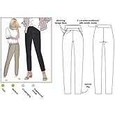 Style Arc Sewing Pattern - Sage Stretch Pant (Sizes 04-16)