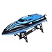 Rc Boat,KingPow H100 2.4Ghz 4CH Remote Control Boat For Kids Adults With High Speed 30 Killometer/h(Rc Boats Only Works In Water)
