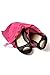 Miamica Travel Accessories, You Can Never Have Too Many Shoe Bag, Pink & Black