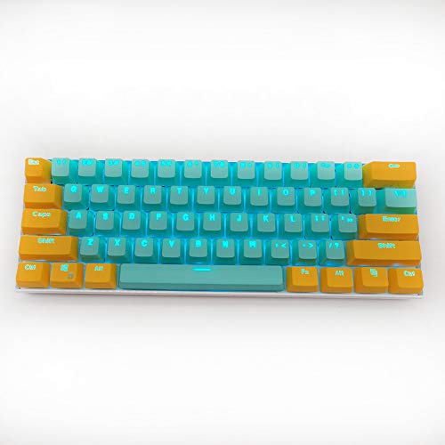 GTSP 61 PBT Keycaps 60 Percent, Ducky One 2 Mini Keycaps OEM Profile