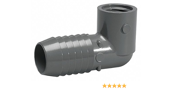 3 4 Insert X 1 2 Fnpt Pvc Reducing 90 Degree Elbow Amazon Com Industrial Scientific