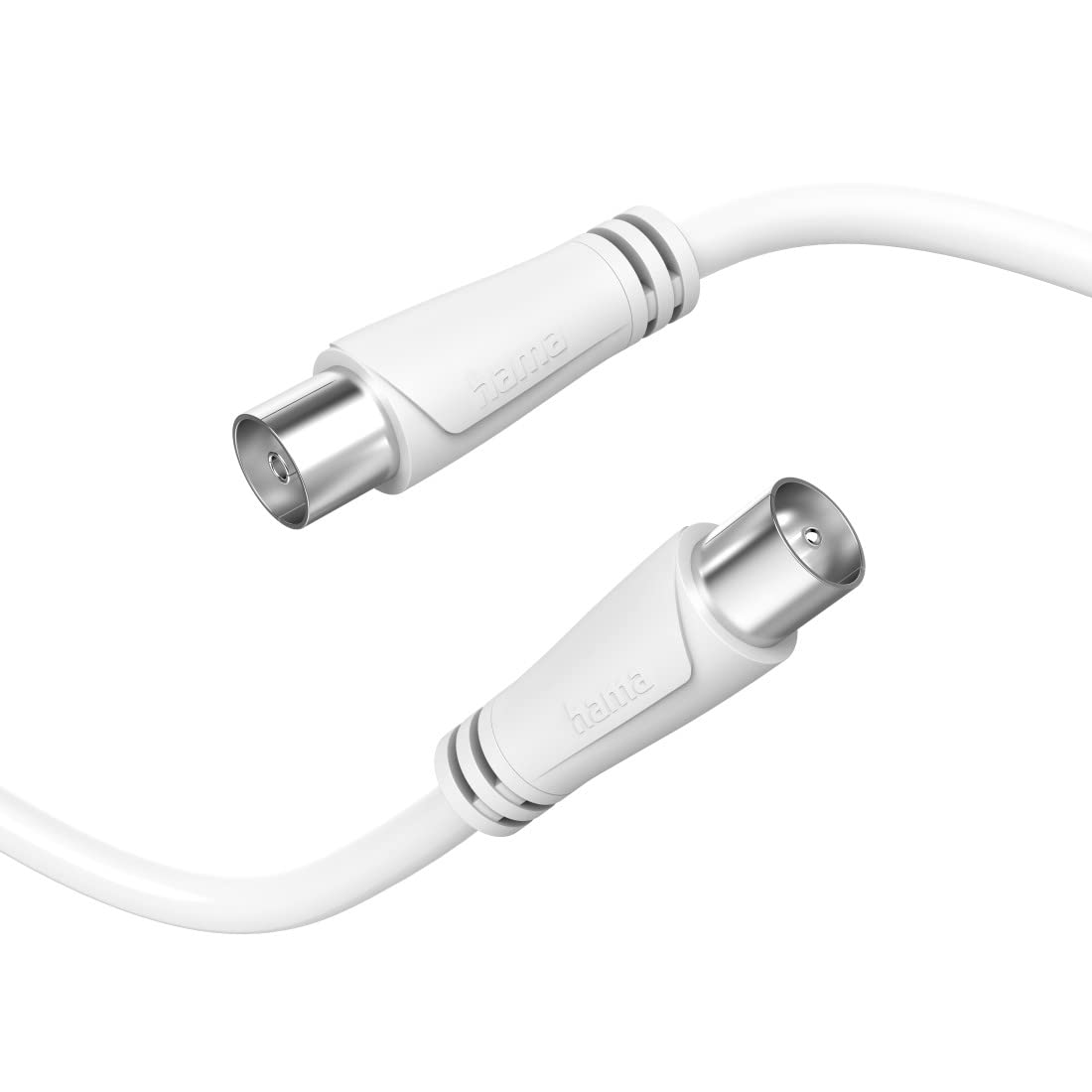 Hama Aerial cable, coaxial plug to coax socket, 3.0 m, 90 dB