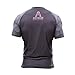 Anthem Athletics New! 10+ Styles HELO-X Short Sleeve Rash Guard Compression Shirt - BJJ, MMA - Black Hex with Red - Large
