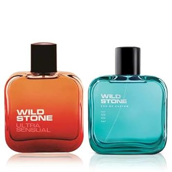 Wild Stone Edge and Ultra Sensual Perfume for men,100 ml each(Pack of 2)