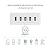 NTONPOWER Smart Power Strip Surge Protector Upgraded with 6 Outlets and 5 Heavy Duty USB Ports Total USB Output 8A 40W Electricity Saving for Home Theatre Appliance ETL Listed