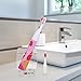 Saky Two Mode Sonic Toothbrush Battery Toothbrush Toddler Electric Toothbrush Kids Pink