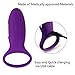 CNHIDEE Silicone USB-Charging 7 Speed Vibrating Cock/Penis Ring Vibrator, Purple, 0.6 Ounce