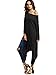 Verdusa Women's Casual Long Sleeve Comfy Loose Fit Long Tunic Top T Shirts