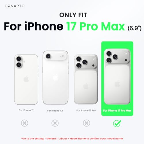 ORNARTO Compatible with iPhone 17 Pro Max Case 6.9", Slim Liquid Silicone 3 Layers Soft Gel Rubber Shockproof Protective Cover with Anti-Scratch Microfiber Lining-Chalk Pink