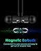 PALOVUE Lightning Headphones Earphones Magnetic Earbuds in-Ear MFi Certified with Microphone Controller Compatible iPhone 11 Pro Max iPhone X/XS Max/XR iPhone 8/P iPhone 7/P Earflow (Metallic Black)thumb 3