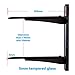 Mounting Dream MD5200-2 Two Shelf DVD DVR VCR Wall Mount Bracket Floating Component Shelf with Strengthened Tempered Glass, 22 lbs per Shelf, Including Bubble Level and Cable Ties