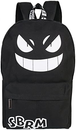 Mysj Canvas Casual Backpack School Bag BookbagsTravel Daypack