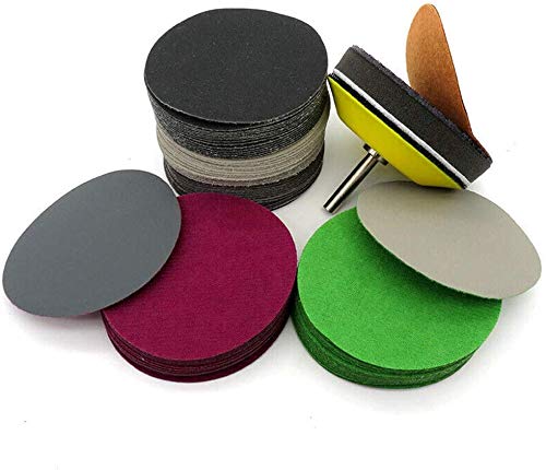20Pcs 75mm Hook and Loop Sanding Disc Wet or Dry Sandpaper Pads 1500 Grit