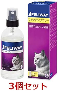 Amazon フェリウェイ スプレー 60ml 3個 ビルバック しつけ用スプレー いたずら防止 通販