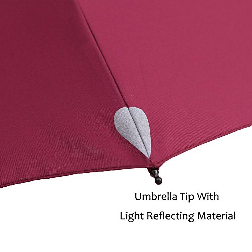 Light Reflecting Material Safety UmbrellasRed Ultralight Travel