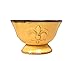 Tuscany Fleur De Lis Pedestal Fruit Bowl Color: Yellow