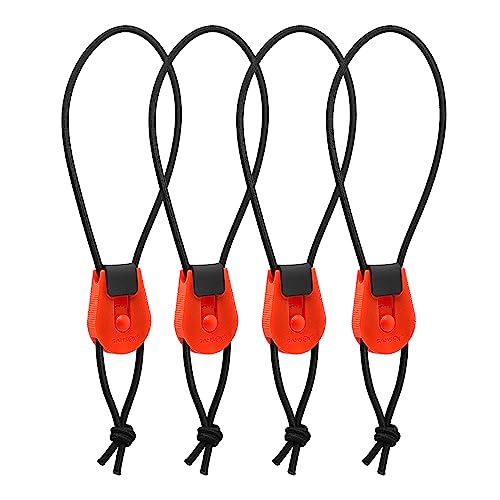 SAMSFX Quick Release Rod Holder Rod Holder Quick Release Rod Holder Rope Straps (20 cm, Red)