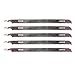 5 pc T1044DP 10 In. 6 TPI JigSaw Blades, High Carbon Steel Precision for Wood T-Shank Contractor Jig Saw Blades Set