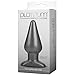 Doc Johnson Platinum Premium Silicone - The Super Big End - 5.5 in. Long and 2.3 in. Wide - Large Silicone Butt Plug with Flared Safety Base - Advanced Anal Toy - Charcoal