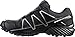 Salomon Men's Speedcross 4 GTX Trail Running Shoes, Black/Black/SILVER METALLIC-X, 9.5