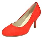 DREAM PAIRS Women's SUAVEE Low Heel Stiletto Pump Shoes