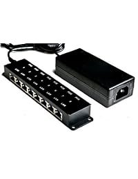 ws poe 8   24 V60 W 24 Volt Power Over Ethernet 10 100 POE Injector pasivo para 8 Ubiquiti, MikroTik, om2p U Otros Dispositivos PoE   No Para UBNT de 24 V AC