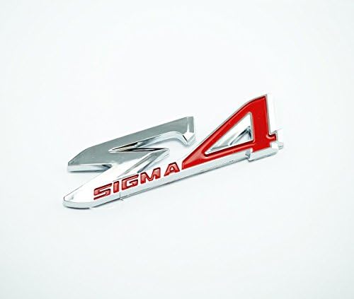 TAIL GATE SIGMA4 ABS PLASTIC BADGE DECAL EMBLEM 10.0X3.0cm FOR TOYOTA FORTUNER 2018