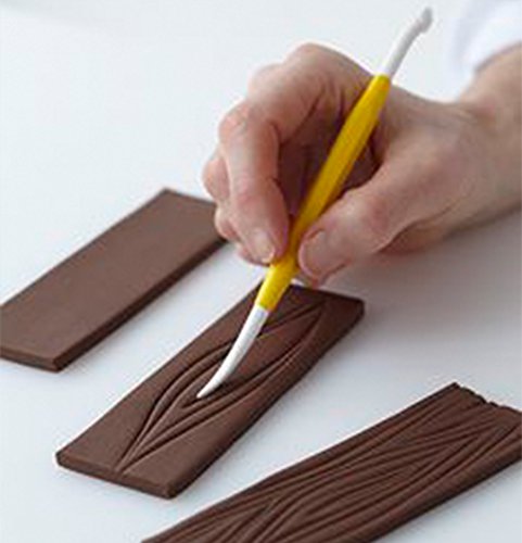 Cake Decorating Kit by CiE. Set of 15; Fondant modeling tools, crimper set and frill cutter.