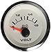 Sierra International 62555P White Premier Scratch Resistant System Voltmeter, 2