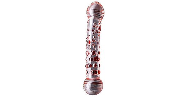 Hmy Dildọ G de doble cara con puntos de cristal para ...