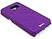 Bastex Galaxy S7 Edge Case, Purple Hidden Back Mirror Wallet Case with Stand Feature and Card Holder for Samsung Galaxy S7 Edge G935