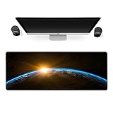 Gaming Mouse Pad Earth Dawn Mouse Mat Design Natural Rubber Durable Computer Desk Stationery Accessories