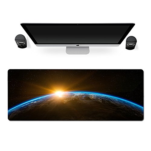 Gaming Mouse Pad Earth Dawn Mouse Mat Design Natural Rubber Durable Computer Desk Stationery Accessories