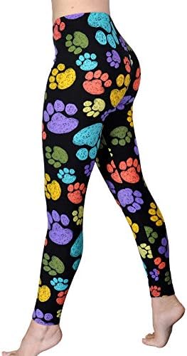 Comfy Yoga - Super Soft Printed Fashion Leggings - Slim Elastic Waistband - Colorful Fun Prints