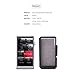 for iBasso DX150 and iBasso DX200 , Hand Crafted Miter PU Leather Case Cover [Non Standing Edition] iBasso DX150 Case (Light Black)